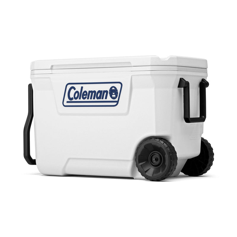 Coleman 316 Marine Series Wheeled Cooler, White, 62-QT N3