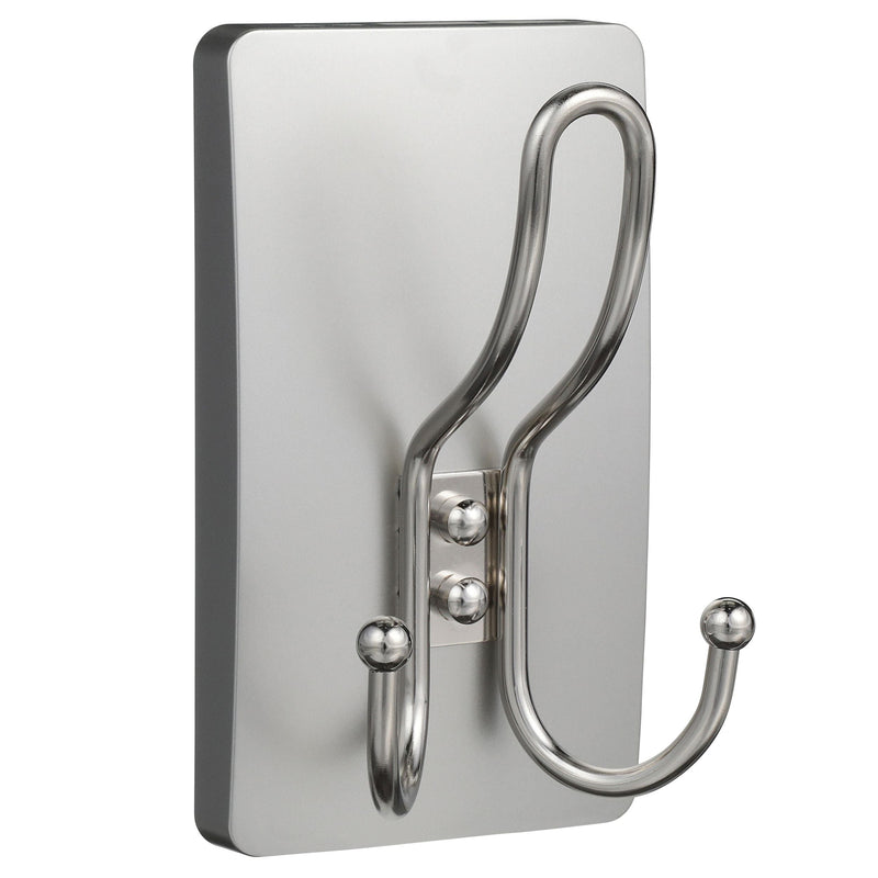Command 10-lb X-Large Satin Nickel Damage Free Triple Hook T9