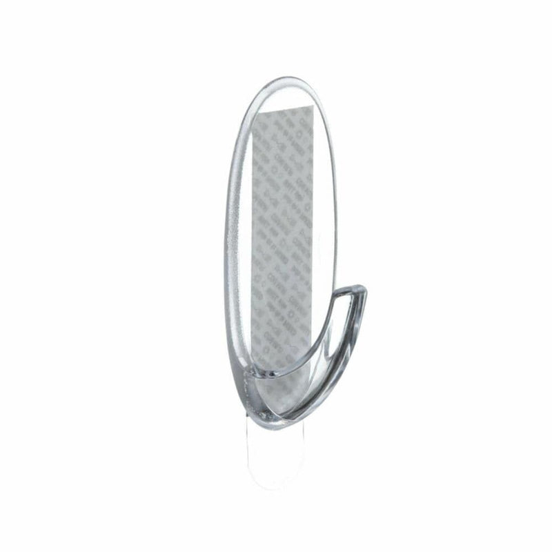 Command Clear Large Hook, Decorative, For All Weather Foam Strips D4