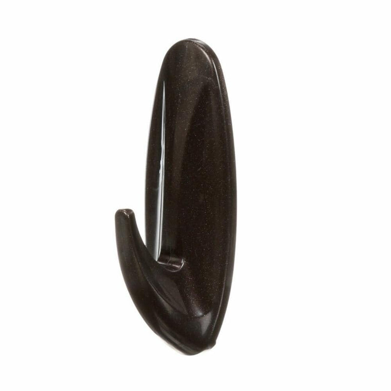Command Graphite Outdoor Large Hook with All Weather Foam Strips, 5 lb Capacity E7