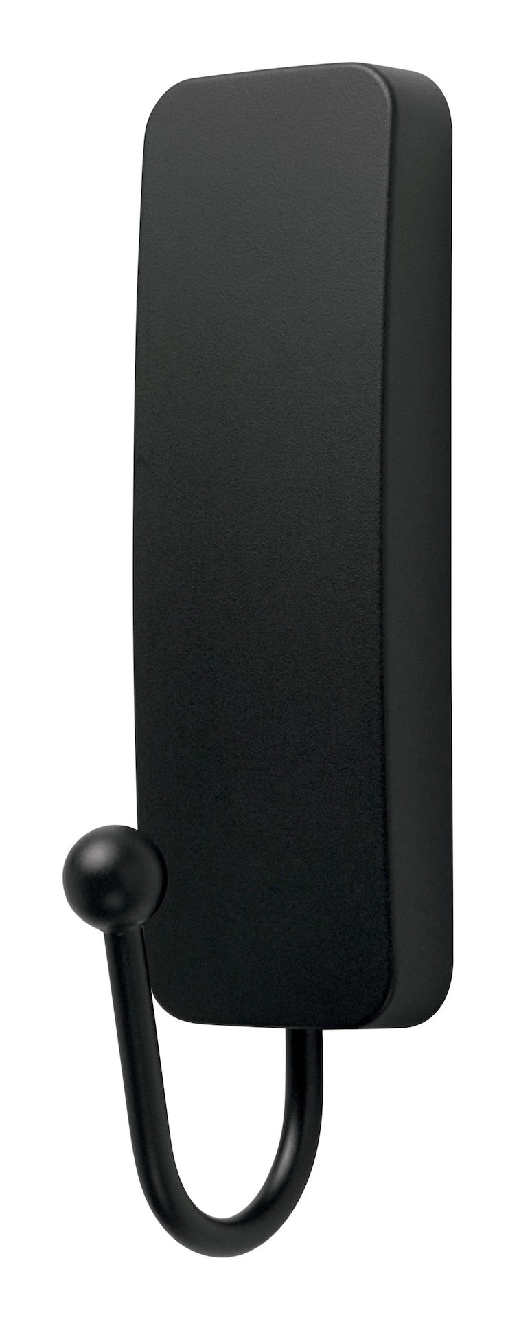 Command Medium Decorative Hook with Adhesive Strips, Matte Black, 3-lbs, 1 Strip per Pack K8