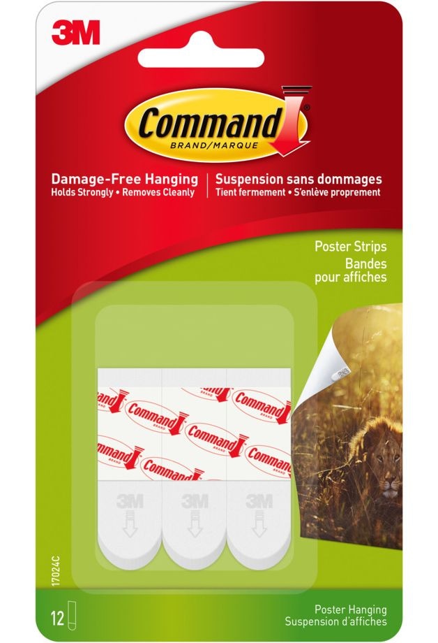 Command Removable Hook with Adhesive Strips, Damage Free Hanging, Reusable, Re-Position H7