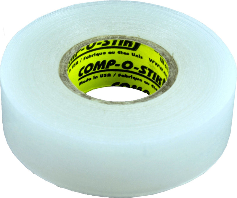 Comp-o-stik Hockey Shin Pad Tape, Clear, 24-mm x 15-m, 3-pk J1