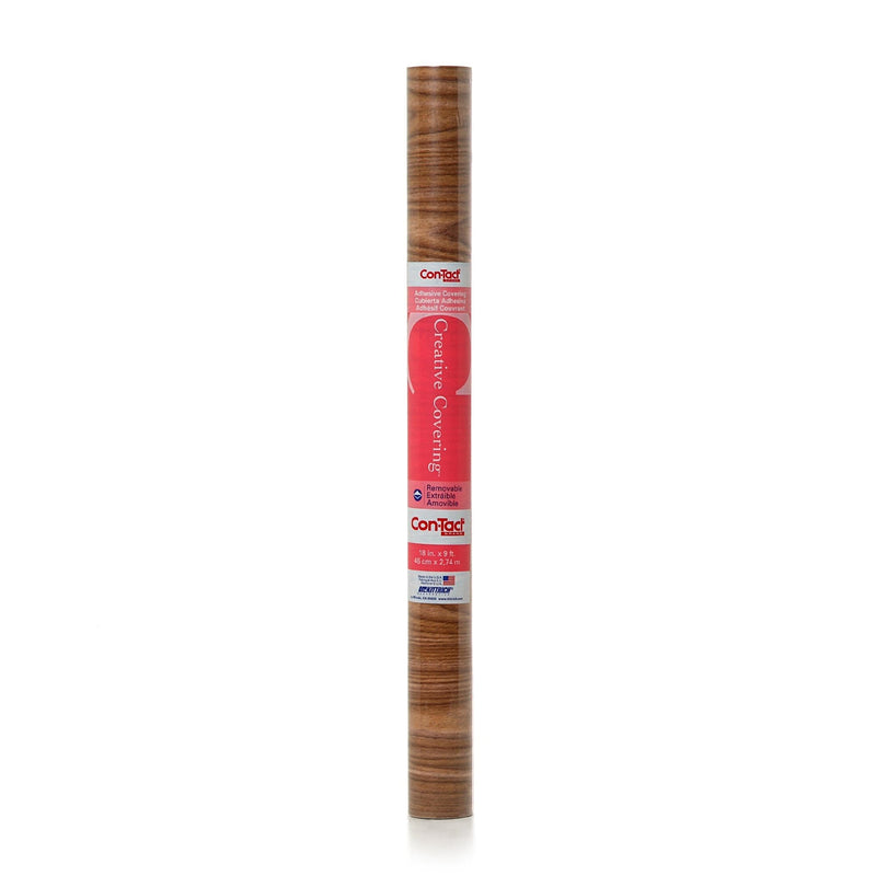 Con-Tact Creative Covering Removable Adhesive Shelf/Drawer Liner, Light Oak, 18-in x 9-ft S8