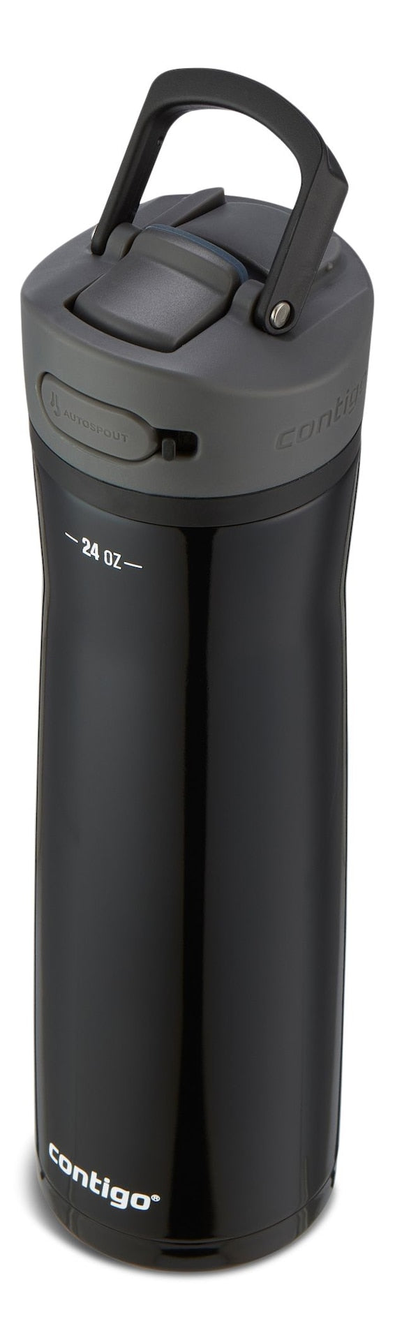 Contigo Ashland Chill 2.0 Insulated Stainless Steel Straw Water Bottle with AUTOSPOUT Lid and Handle, 710-mL U9