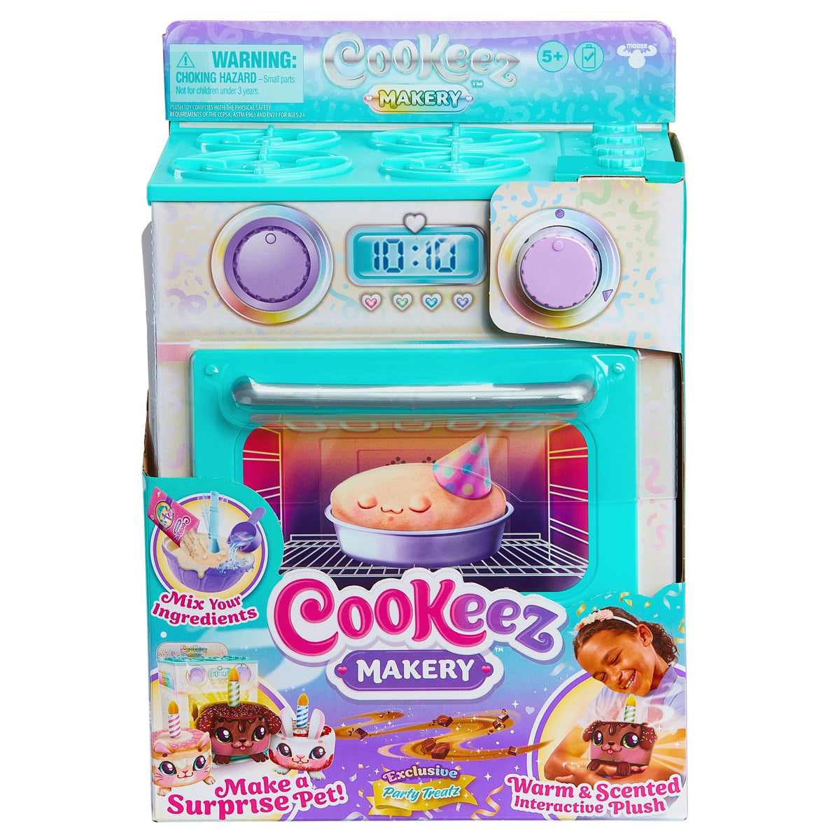 Cookeez Makery Birthday Pet Plush Playset for Ages 5+