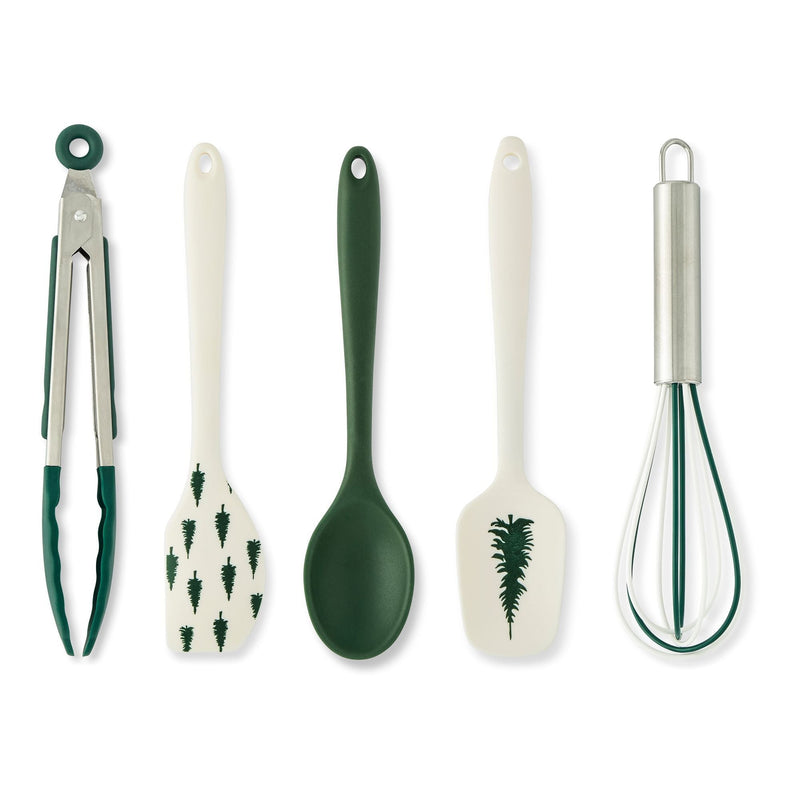 Core Home Evergreen Stain-Resistant Mini Utensils Set, 5-pc F9