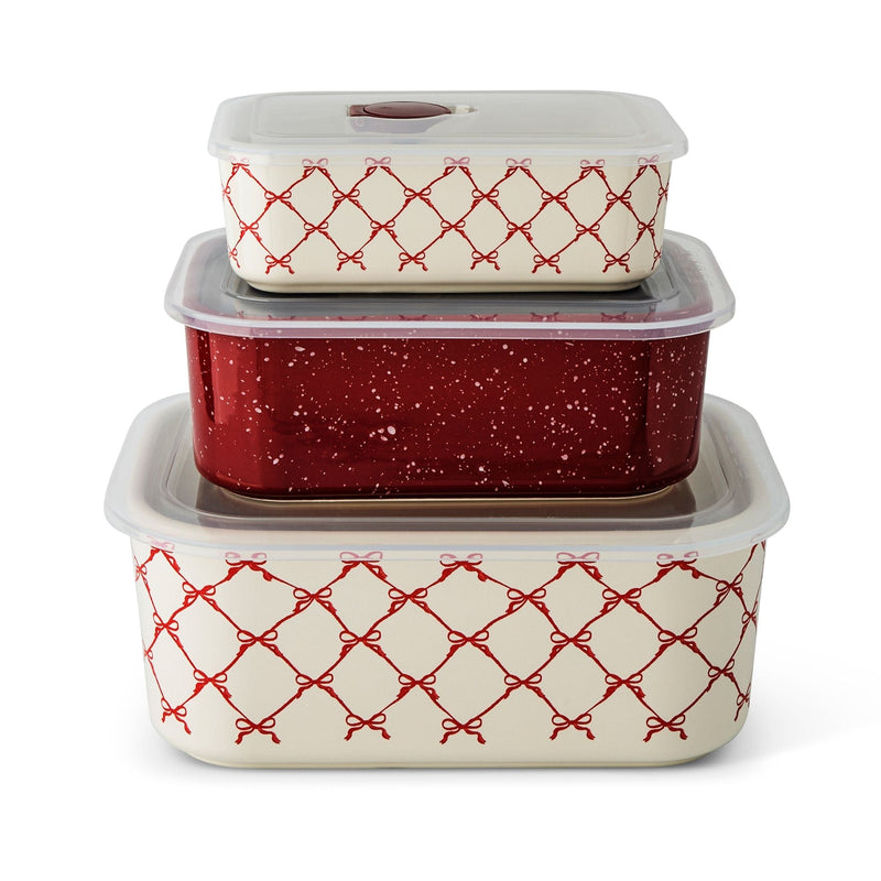 Core Kitchen Red Stackable Rectangular Baking Dishes, 6-pc B7