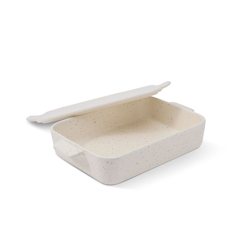 Core Kitchen White Non-Stick Stoneware Pan with Lid Q0