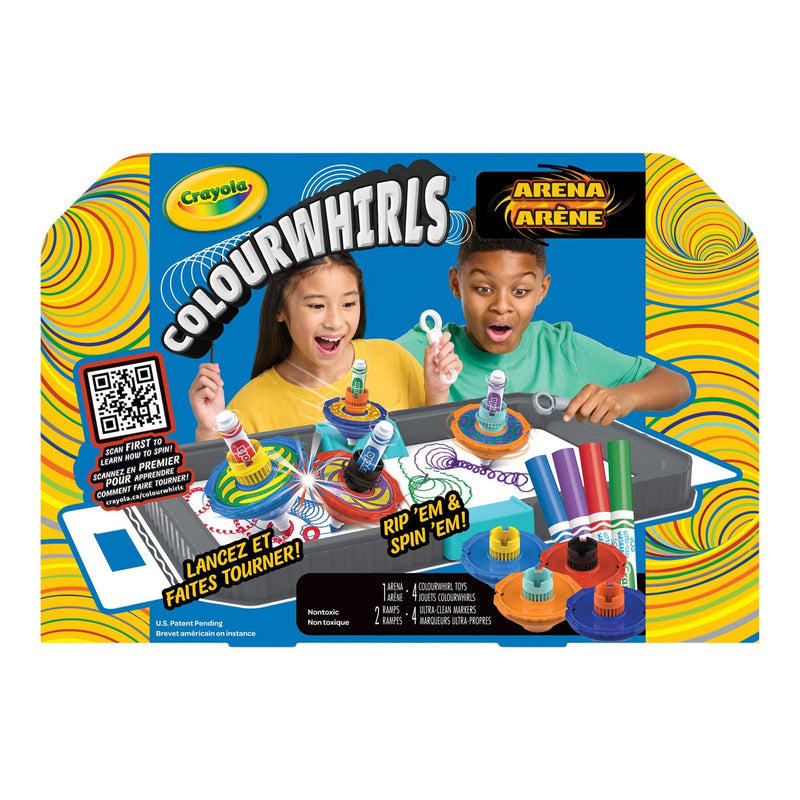 Crayola Colourwhirls 4-Player Arena Set for Ages 6+ V3