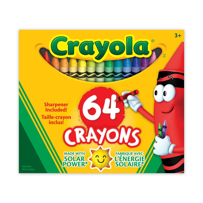 Crayola Crayons, 64 Pieces, Multicolour T0