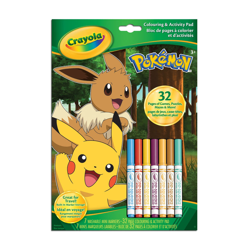 Crayola Pokémon Colour Pad X5