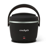 Crock Pot Black Licorice Electric Lunch Box with Detachable Cord