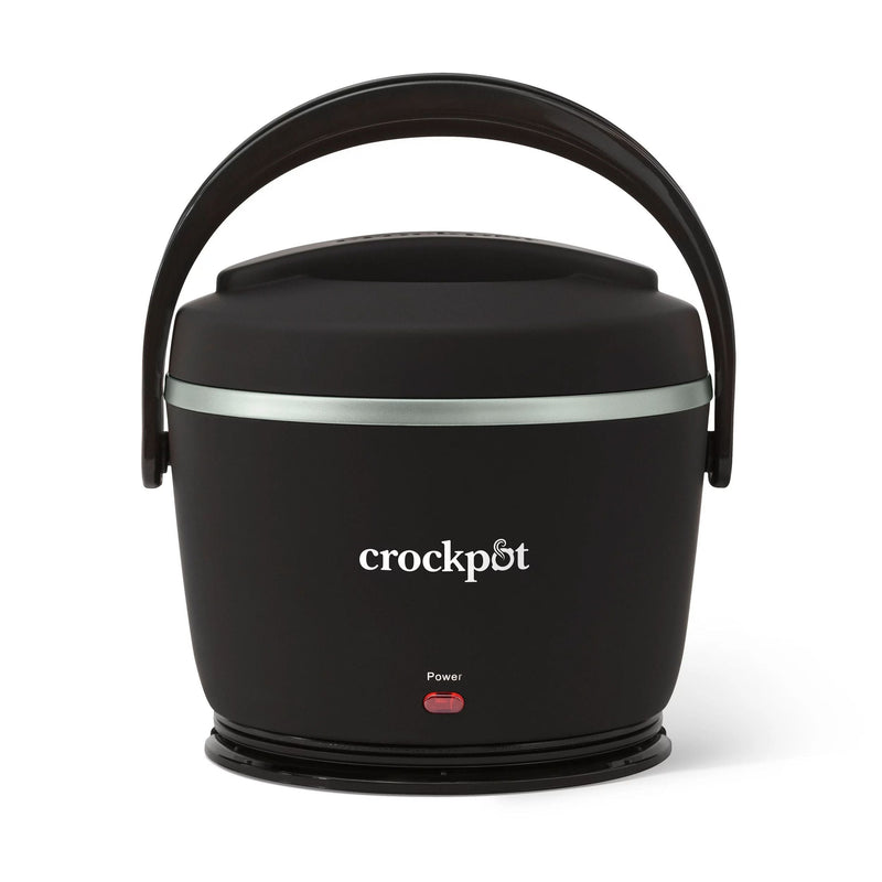 Crock Pot Black Licorice Electric Lunch Box with Detachable Cord J0