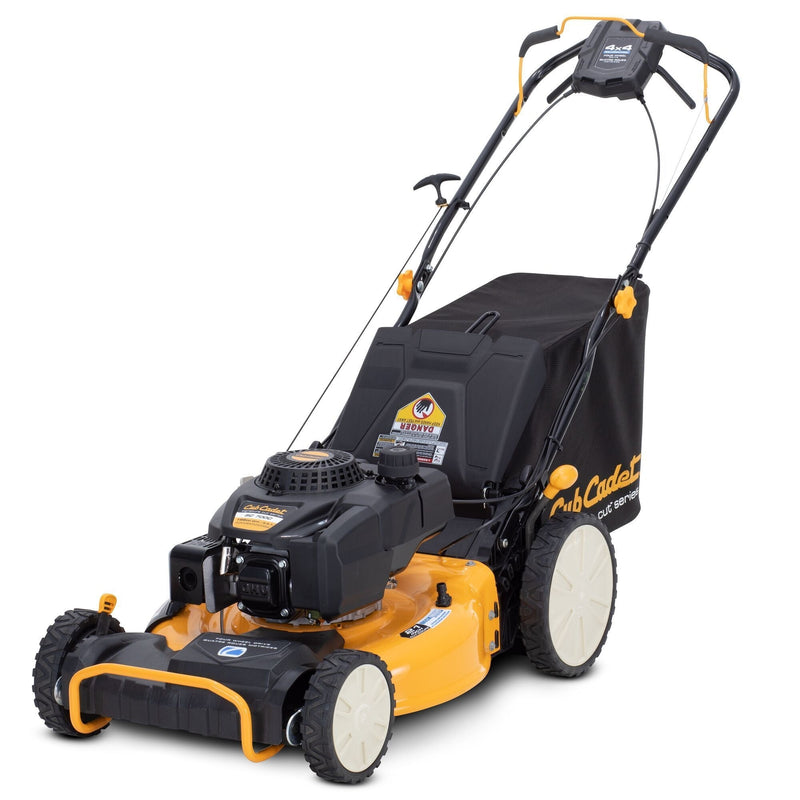 Cub Cadet 196cc 3-in-1 Gas Engine AWD Walk Behind Self-Propelled Mower, 21-in V9