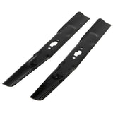 Cub Cadet Replacement High-Lift S-Blade Set, Fits 2022 & After Models, Black, 42-in, 2-pk