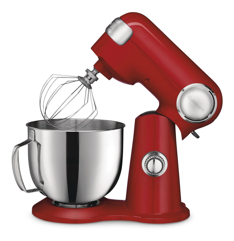 Cuisinart Precision Master Tilt-Head Stand Mixer with 12 Speeds, Red, 5.5qt Z2