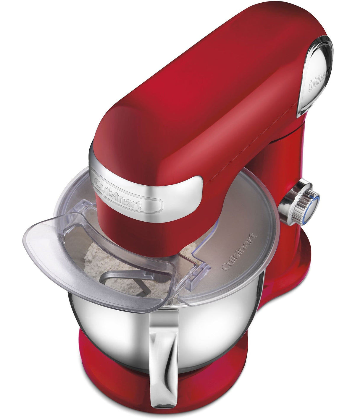 Cuisinart Precision Master Tilt-Head Stand Mixer with 12 Speeds, Red, 5.5qt