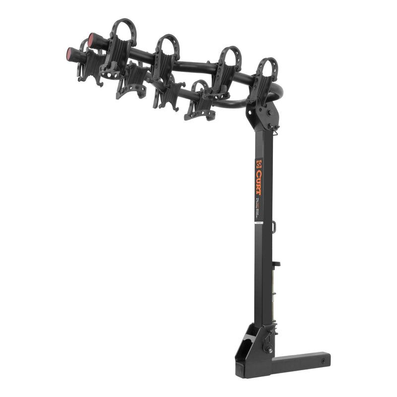 CURT 12126 Premium Hitch-Mounted Bike Rack (4-Bike, 2-in Shank) V6