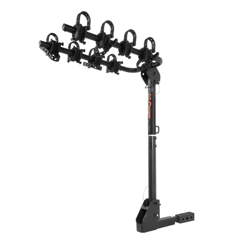 CURT 18030 2-Bike To 4-Bike Two Arm Hitch Mount Bike Rack, Fits 1-1/4, 2-in Receiver, Black X5