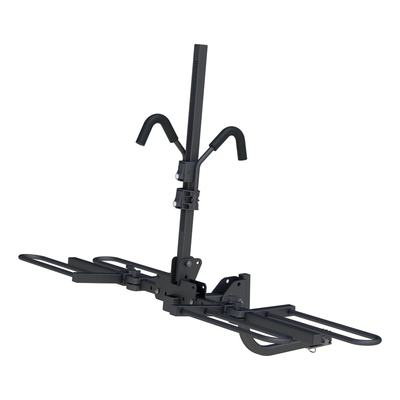 CURT 18085 2-Bike Tray-Style Hitch Mount Bike Rack, Fits 1-1/4, 2-in Receiver, Black I8