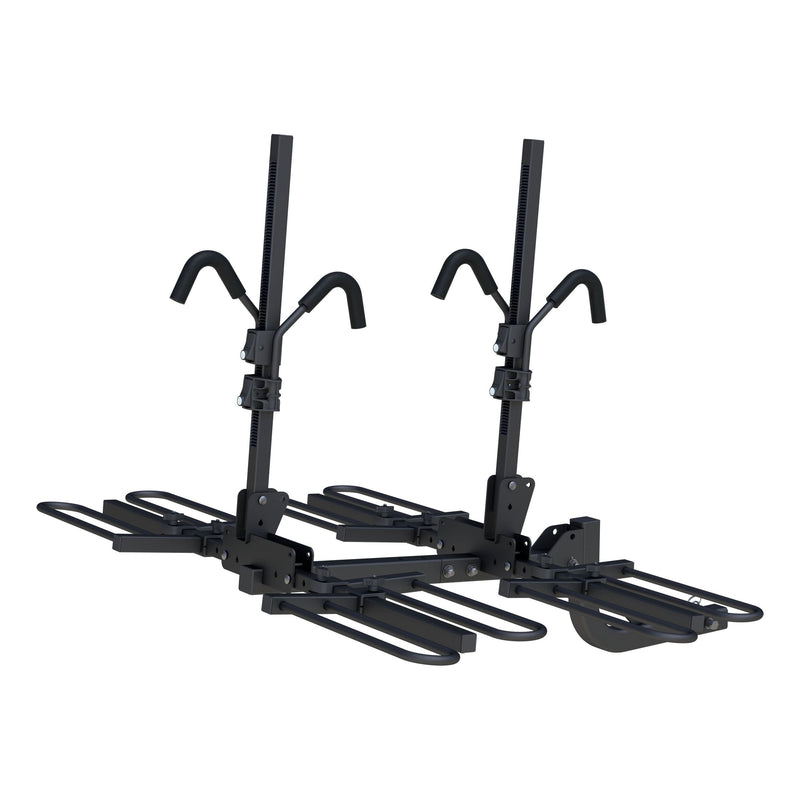 CURT 18087 Tray-Style Hitch-Mounted Bike Rack (4-Bike, 2-in Shank) H6