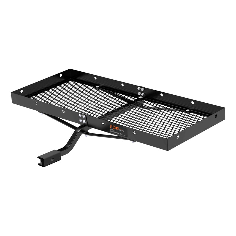 CURT 18110 Steel Tray-Style Cargo Carrier, 48 x 20-in, 300-lb W7