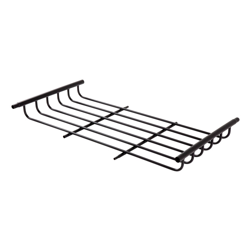 CURT 18124 Steel Roof Rack Cargo Basket/Carrier Extension, Black, 6-sq.ft U6
