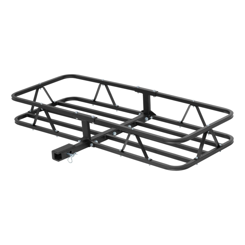 CURT 18145 48 x 20-Inch Basket Hitch Cargo Carrier, 500 lbs Capacity, Black Steel, 1-1/4, 2-In Adapter Shank K9