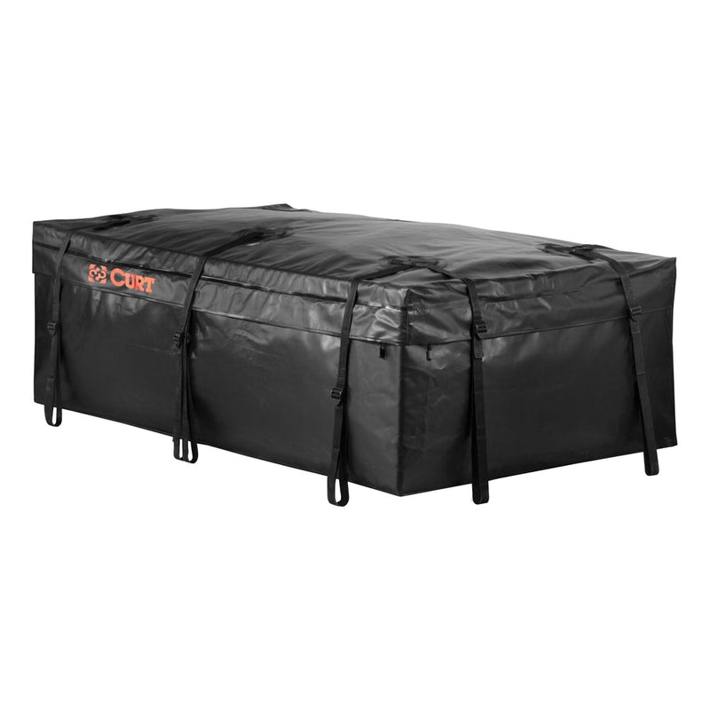 CURT 18221 Weather-Resistant Vinyl Roof Top Cargo Bag, Black, 59 x 34 x 21-in Z5