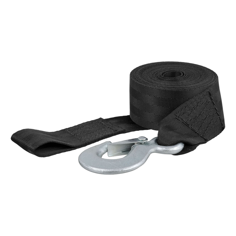 CURT 29450 15-ft Winch Strap with Snap Hook (1,100-lb) M2