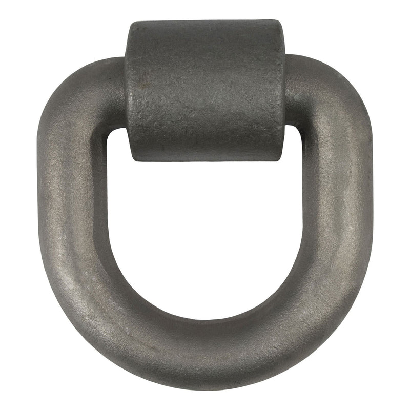CURT 83770 3 x 3-in Weld-On Tie-Down D-Ring (15,587 lbs, Raw Steel) G5