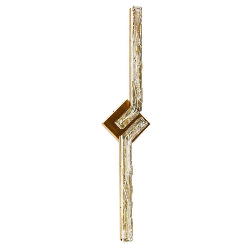 CWI Lighting Contour Integrated LED 33in Brass Vanity Light B2