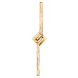 CWI Lighting Contour Integrated LED 33in Brass Vanity Light