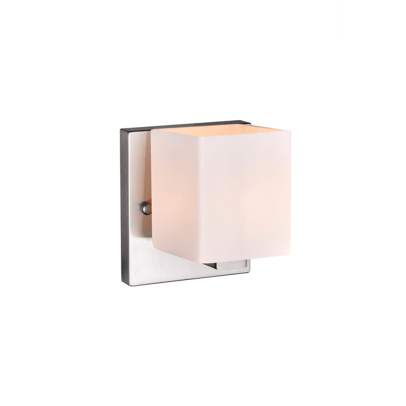 CWI Lighting Cristini 1-Light Nickel Bathroom Sconce S2