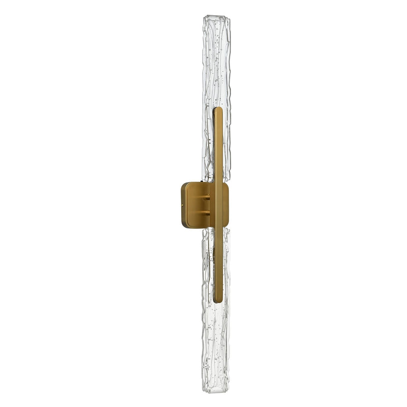 CWI Lighting Curva Integrated LED 36in Brass Vanity Light L2