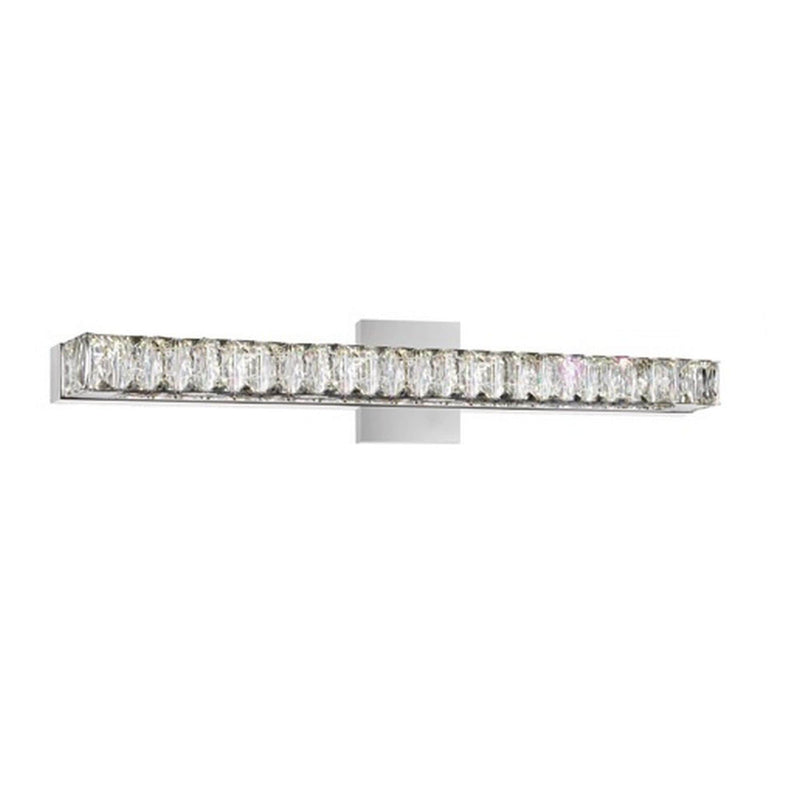 CWI Lighting Milan LED Vanity Light, Chrome, 24-in A6