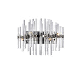 CWI Lighting Miroir 4-Light Nickel Vanity Light