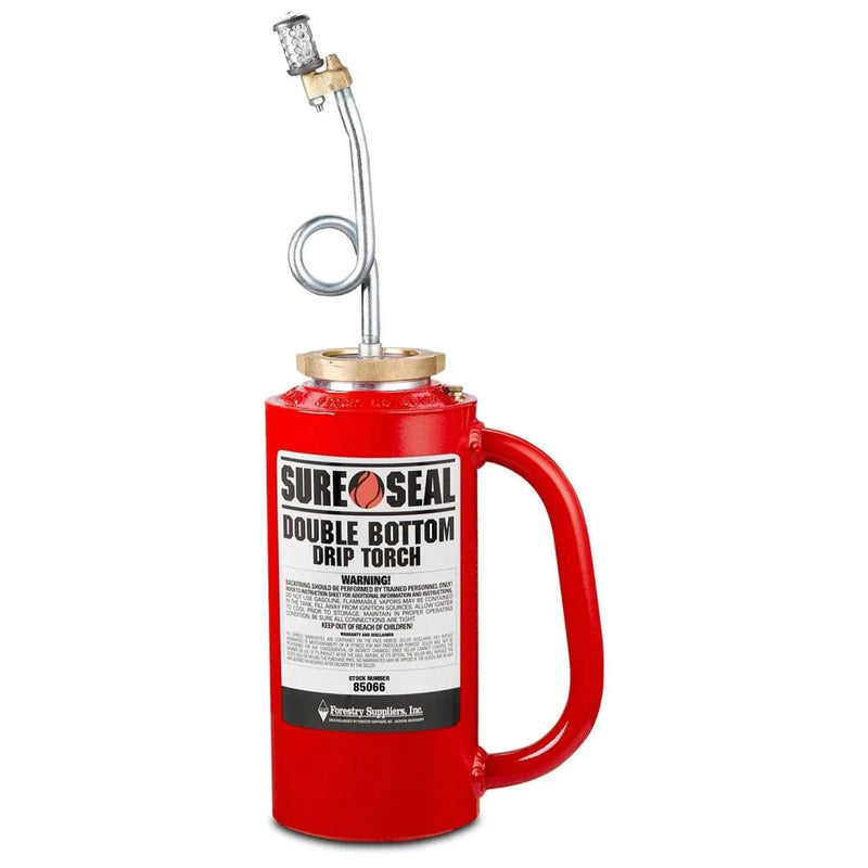 Forestry Suppliers Sure-Seal Red OSHA Double-Bottom Drip Torch V4
