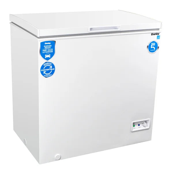 Danby 7 cu ft. Convertible Chest Freezer or Refrigerator with 5 Year Warranty Y7