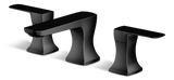 Danze Aztek Double Handle Widespread 8-in Centreset Bathroom Sink Faucet with Pop-up Drain, Matte Black