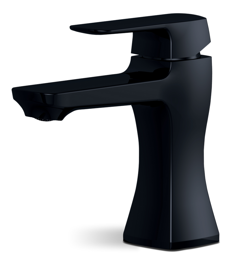 Danze Aztek Single Handle 4-in Centreset Bathroom Sink Faucet with Pop-up Drain, Matte Black H9