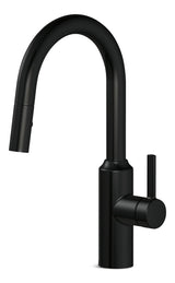 Danze Colby Single Handle Pull Down Kitchen Faucet, Matte Black
