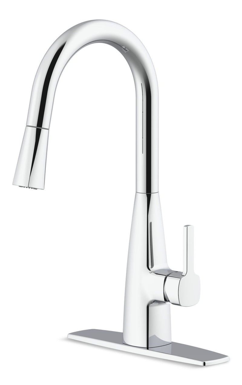 Danze Danillo 1-Handle 8-in Centerset Pull Down Kitchen Faucet, Assorted Finishes M9