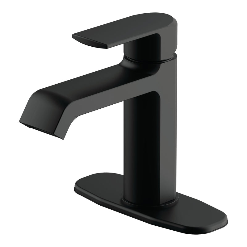 Danze Karter 1-Handle Lavatory/Bathroom Sink Faucet, Lead-Free, Matte Black I0