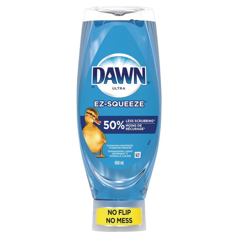 Dawn EZ-Squeeze Ultra Dish Soap Dishwashing Liquid, Original, 650 ml R3