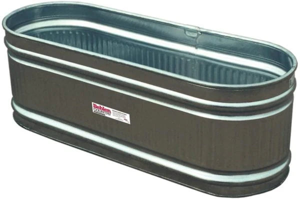 169-Gallon Galvanized Round-End Tank V8