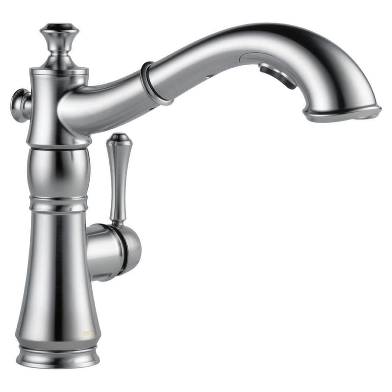 Delta Cassidy Pullout Kitchen Faucet, Artic Stainless E0