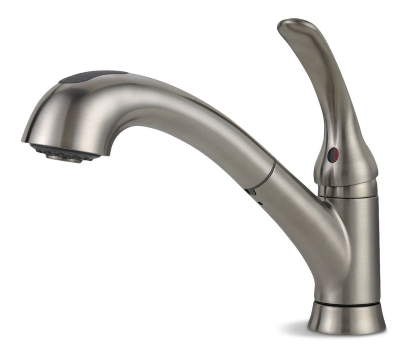 Delta Faucet Casey Single-Handle Pull-Out Kitchen Faucet, Stainless Finish T0