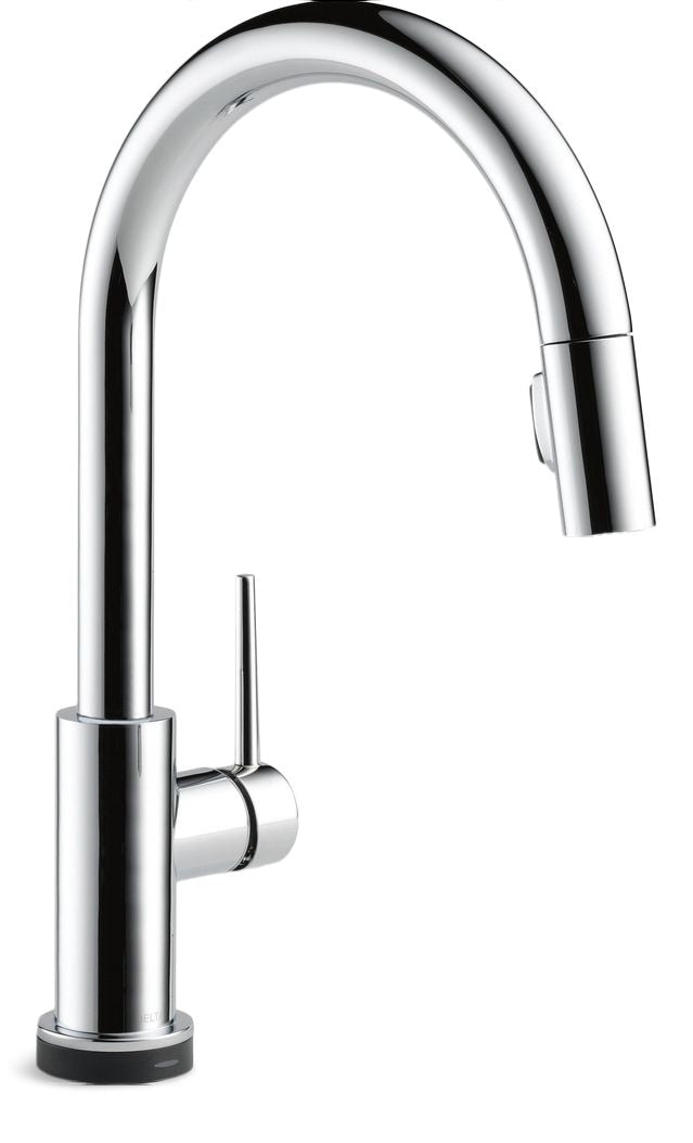 Delta Trinsic Faucet Single Handle High Arc Pull Down Kitchen Faucet L6